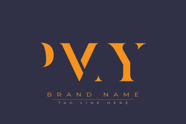 PMY soyut harf logosu tasarımı. Bu logo üç soyut harf tarafından tasarlanmıştır..