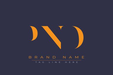 PND soyut harf logosu tasarımı. Bu logo üç soyut harf tarafından tasarlanmıştır..