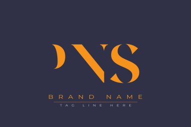 PNS soyut harf logosu tasarımı. Bu logo üç soyut harf tarafından tasarlanmıştır..
