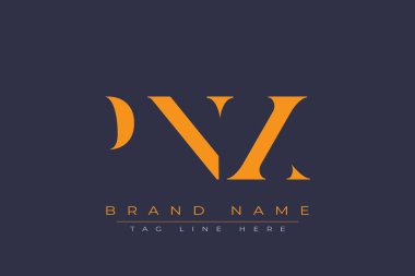 PNX soyut harf logosu tasarımı. Bu logo üç soyut harf tarafından tasarlanmıştır..
