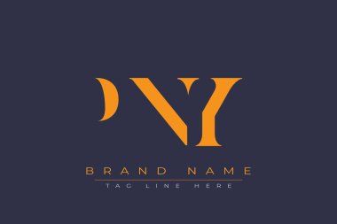 PNY soyut harf logosu tasarımı. Bu logo üç soyut harf tarafından tasarlanmıştır..