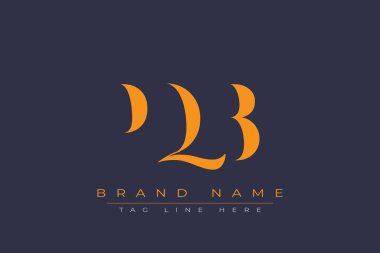 PQB soyut harf logosu tasarımı. Bu logo üç soyut harf tarafından tasarlanmıştır..