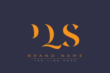 PQS soyut harf logosu tasarımı. Bu logo üç soyut harf tarafından tasarlanmıştır..