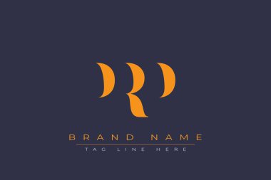 PRP soyut harf logosu tasarımı. Bu logo üç soyut harf tarafından tasarlanmıştır..