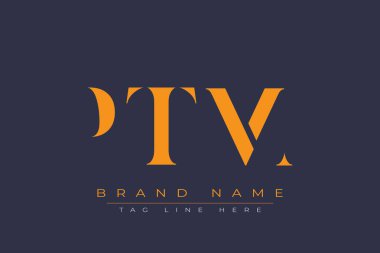 PTM soyut harf logosu tasarımı. Bu logo üç soyut harf tarafından tasarlanmıştır..