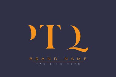 PTQ soyut harf logosu tasarımı. Bu logo üç soyut harf tarafından tasarlanmıştır..