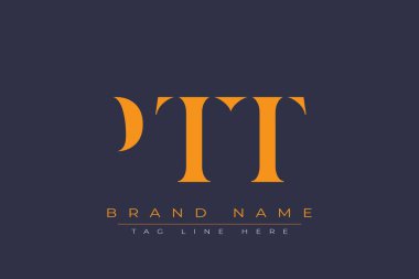 PTT soyut harf logosu tasarımı. Bu logo üç soyut harf tarafından tasarlanmıştır..