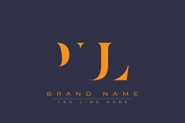 PUL soyut harf logosu tasarımı. Bu logo üç soyut harf tarafından tasarlanmıştır..