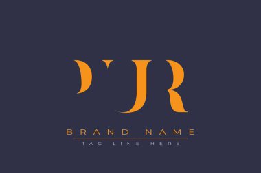 PUR soyut harf logosu tasarımı. Bu logo üç soyut harf tarafından tasarlanmıştır..