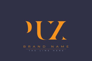 PUX soyut harf logosu tasarımı. Bu logo üç soyut harf tarafından tasarlanmıştır..