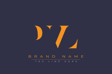 PVL soyut harf logosu tasarımı. Bu logo üç soyut harf tarafından tasarlanmıştır..