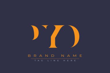 PYD soyut harf logosu tasarımı. Bu logo üç soyut harf tarafından tasarlanmıştır..