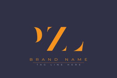 PZL soyut harf logosu tasarımı. Bu logo üç soyut harf tarafından tasarlanmıştır..