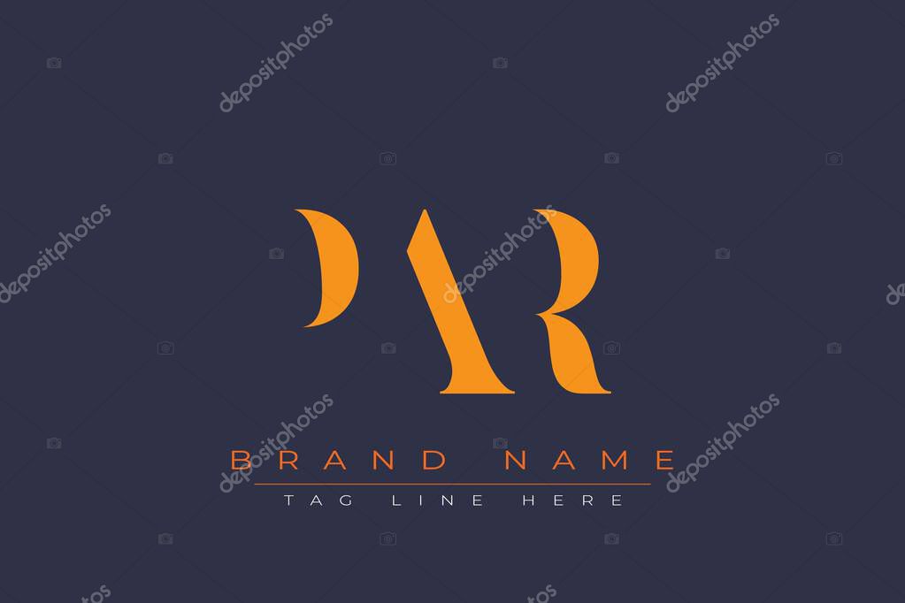 PAR abstract letter logo design. This logo is designed by three abstract letters.