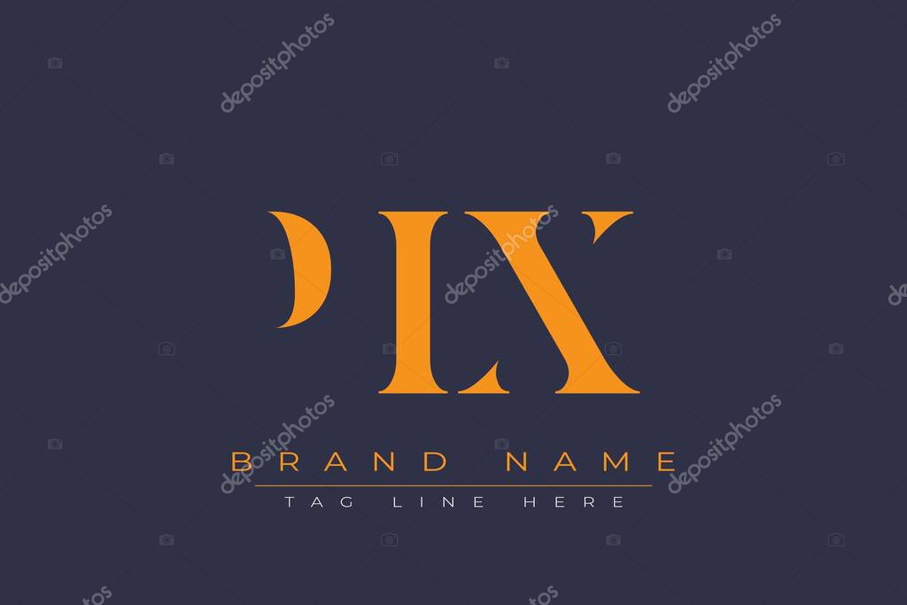 PIX abstract letter logo design. This logo is designed by three abstract letters.
