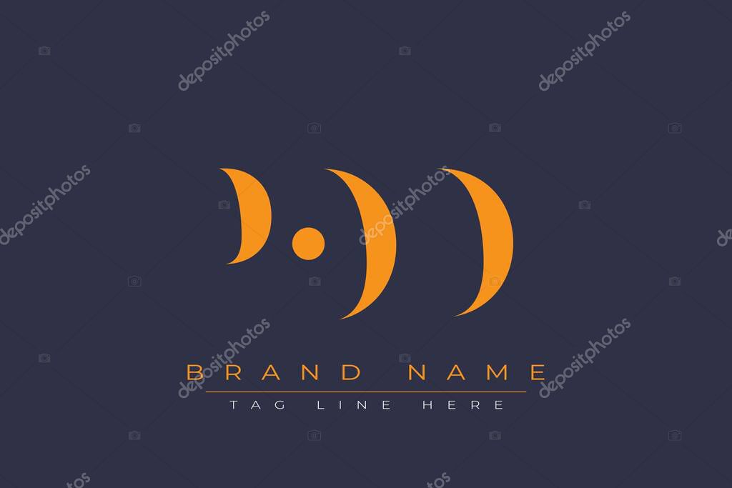 POD abstract letter logo design. This logo is designed by three abstract letters.