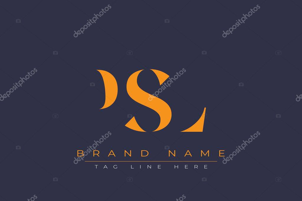 PSL abstract letter logo design. This logo is designed by three abstract letters.