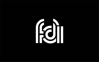 DDY Yaratıcı Eşsiz Modern Harf Logosu Tasarımı. Benzersiz bir harf dizaynına sahip stilize logo, soyut minimalist estetik ve modern cazibe sunar.