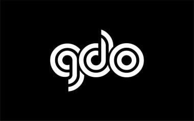 GDO Yaratıcı Eşsiz Modern Harf Logosu Tasarımı. Benzersiz bir harf dizaynına sahip stilize logo, soyut minimalist estetik ve modern cazibe sunar.