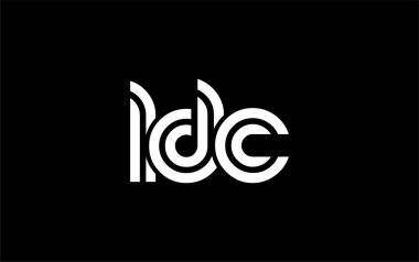 LDC Yaratıcı Eşsiz Modern Harf Logosu Tasarımı. Benzersiz bir harf dizaynına sahip stilize logo, soyut minimalist estetik ve modern cazibe sunar.