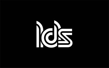 LDS Yaratıcı Eşsiz Modern Harf Logosu Tasarımı. Benzersiz bir harf dizaynına sahip stilize logo, soyut minimalist estetik ve modern cazibe sunar.