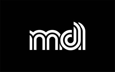 Üçgen ve kombinasyon renk arkaplanlı harf logosu tasarımı