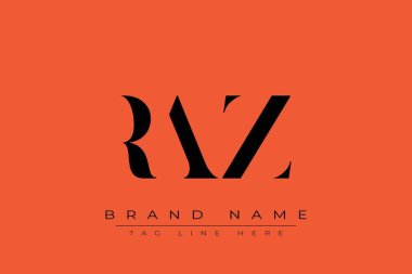 RAZ soyut harf logosu tasarımı. Bu logo üç soyut harf tarafından tasarlanmıştır..