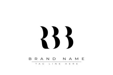 RBB soyut harf logosu tasarımı. Bu logo üç soyut harf tarafından tasarlanmıştır..