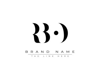RBO soyut harf logosu tasarımı. Bu logo üç soyut harf tarafından tasarlanmıştır..