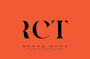 RCT soyut harf logosu tasarımı. Bu logo üç soyut harf tarafından tasarlanmıştır..