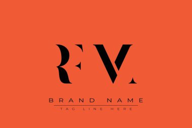 RFM soyut harf logosu tasarımı. Bu logo üç soyut harf tarafından tasarlanmıştır..