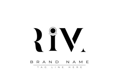 RIM soyut harf logosu tasarımı. Bu logo üç soyut harf tarafından tasarlanmıştır..