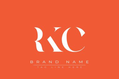RKC soyut harf logosu tasarımı. Bu logo üç soyut harf tarafından tasarlanmıştır..