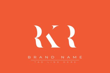 RKR soyut harf logosu tasarımı. Bu logo üç soyut harf tarafından tasarlanmıştır..
