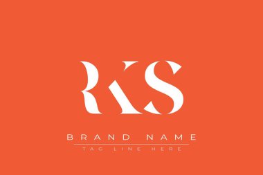 RKS soyut harf logosu tasarımı. Bu logo üç soyut harf tarafından tasarlanmıştır..