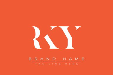 RKY soyut harf logosu tasarımı. Bu logo üç soyut harf tarafından tasarlanmıştır..
