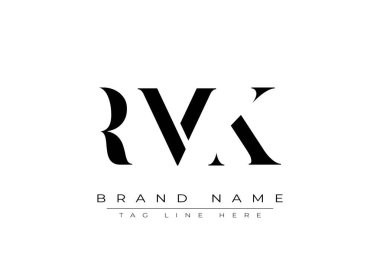 RMK soyut harf logosu tasarımı. Bu logo üç soyut harf tarafından tasarlanmıştır..