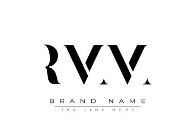 RMM soyut harf logosu tasarımı. Bu logo üç soyut harf tarafından tasarlanmıştır..
