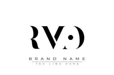 RMO soyut harf logosu tasarımı. Bu logo üç soyut harf tarafından tasarlanmıştır..