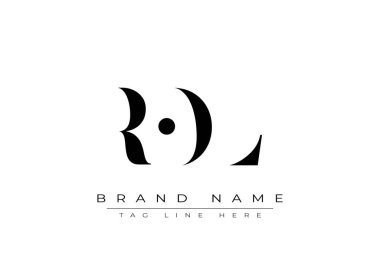 ROL soyut harf logosu tasarımı. Bu logo üç soyut harf tarafından tasarlanmıştır..