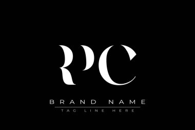 RPC soyut harf logosu tasarımı. Bu logo üç soyut harf tarafından tasarlanmıştır..