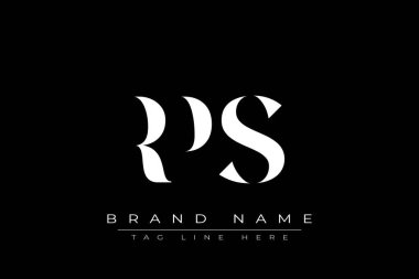 RPS soyut harf logosu tasarımı. Bu logo üç soyut harf tarafından tasarlanmıştır..