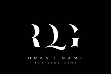 RQG soyut harf logosu tasarımı. Bu logo üç soyut harf tarafından tasarlanmıştır..