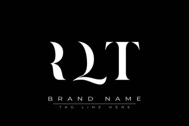 RQT soyut harf logosu tasarımı. Bu logo üç soyut harf tarafından tasarlanmıştır..