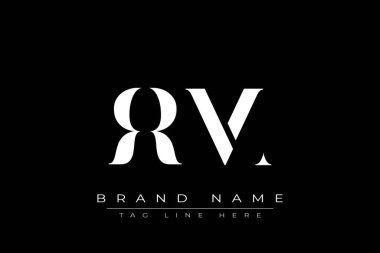 RRM soyut harf logosu tasarımı. Bu logo üç soyut harf tarafından tasarlanmıştır..