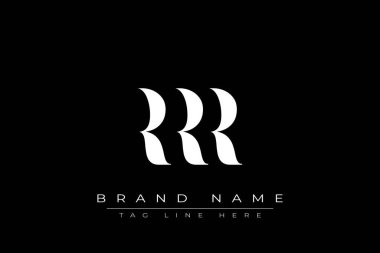 RRR soyut harf logosu tasarımı. Bu logo üç soyut harf tarafından tasarlanmıştır..