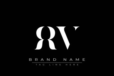 Karavan soyut harf logosu tasarımı. Bu logo üç soyut harf tarafından tasarlanmıştır..