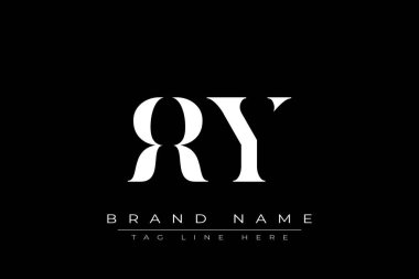 RRY soyut harf logosu tasarımı. Bu logo üç soyut harf tarafından tasarlanmıştır..