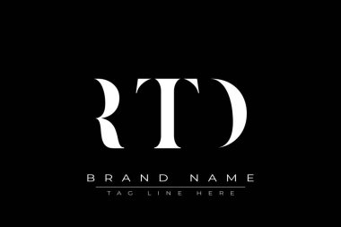 RTE soyut harf logo tasarımı.