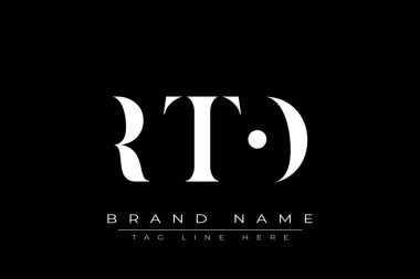 harf ilk logo tasarım şablonu vektörü